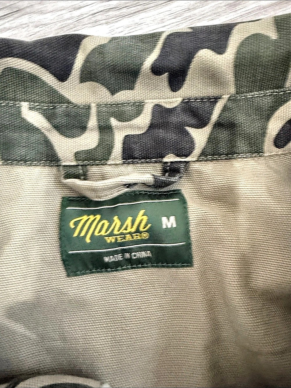 Marsh Wear Delano Shacket Camo Field Jacket Medium - Picture 4 of 6